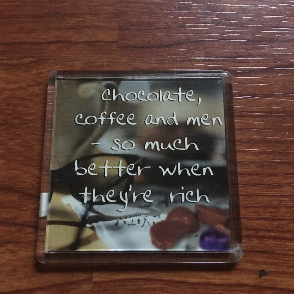Funny Saying Plastic Refrigerator Magnet
